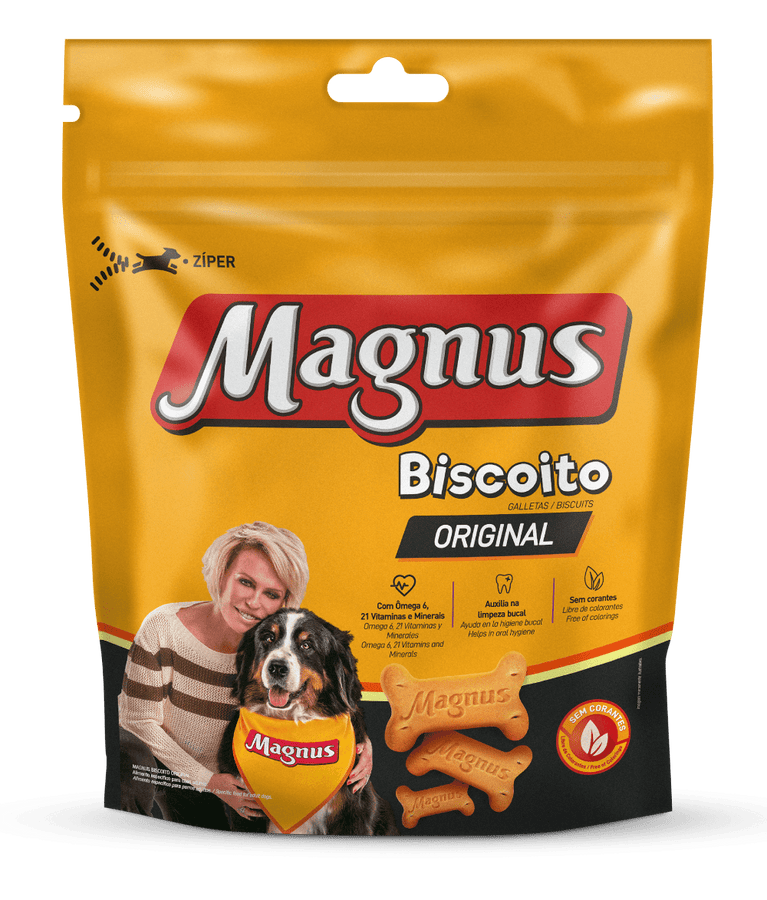 Biscoito Magnus Original para Cães Adultos 400 g