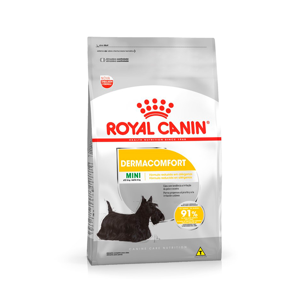 Ração Seca para Cães Royal Canin Mini Dermacomfort Adultos de Porte Pequeno