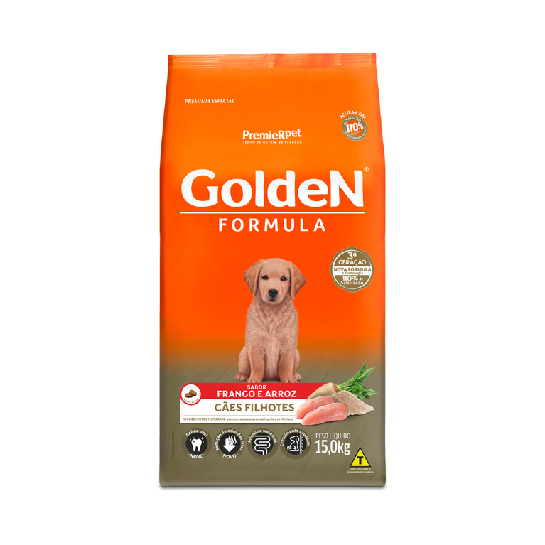 Ração Golden Fórmula para Cães Filhotes Sabor Frango