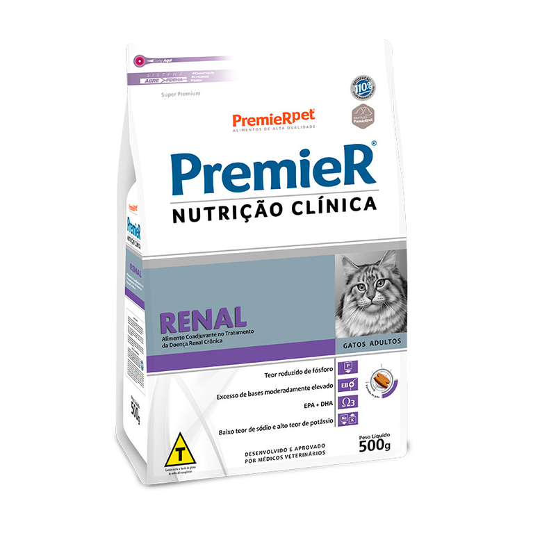 Ração PremieR para Gatos Nutrição Clínica Renal