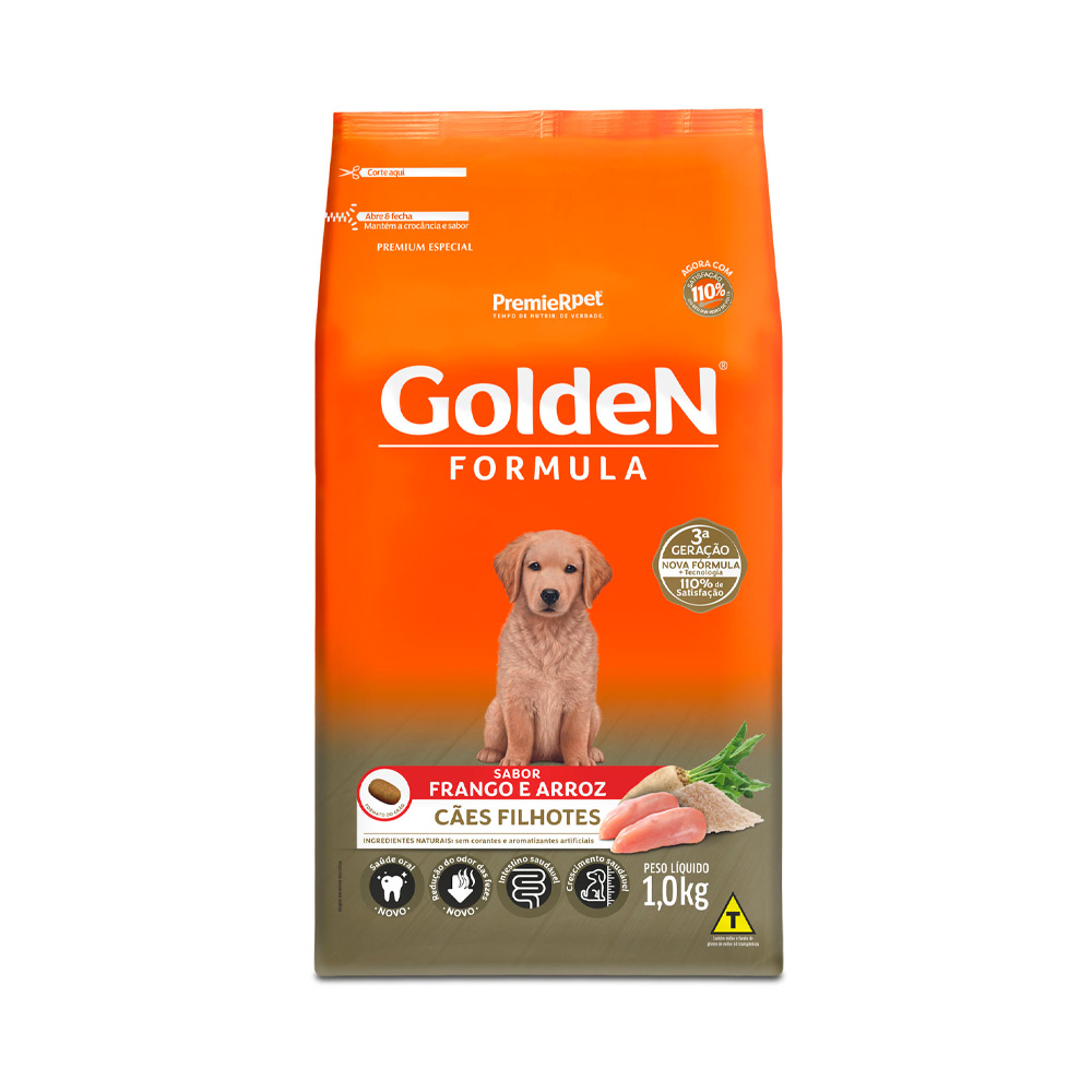 Ração Golden Fórmula para Cães Filhotes Sabor Frango