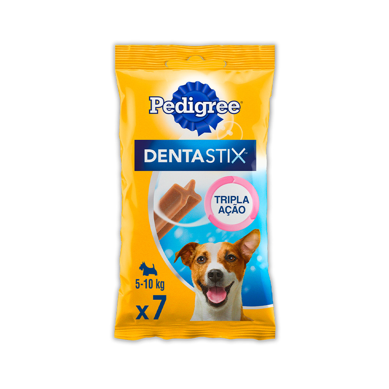 Petisco Pedigree Dentastix Cuidado Oral para Cães Adultos de Raças Pequenas