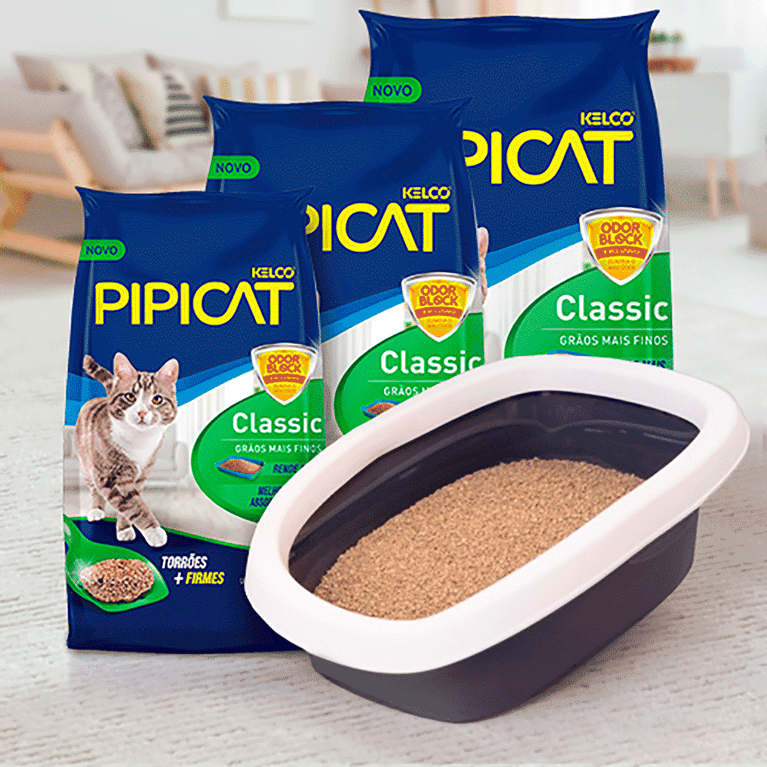 Areia Higiênica para Gatos Pipicat Classic