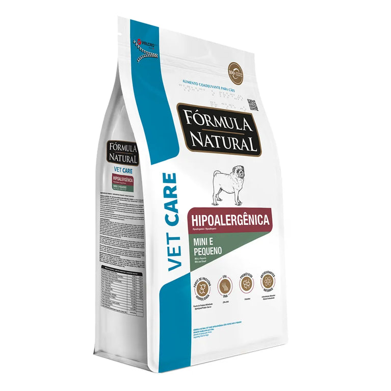 Ração Fórmula Natural Vet Care Hipoalergênica para Cães de Porte Mini e Pequeno com Hipersensibilidade Alimentar 2 Kg