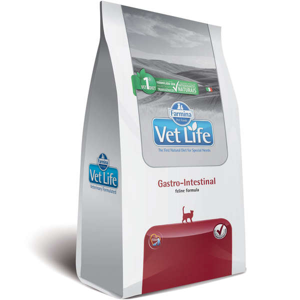 Ração para Gatos Farmina Vet Life Natural Gastrointestinal Adultos