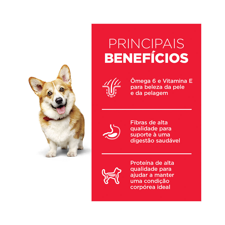 Ração Hill's Science Diet para Cães Adultos Pedaços Pequenos