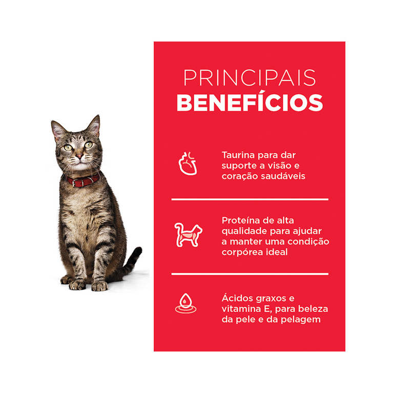 Ração Hill's Science Diet para Gatos Adultos 1 a 6 Anos Sabor Frango