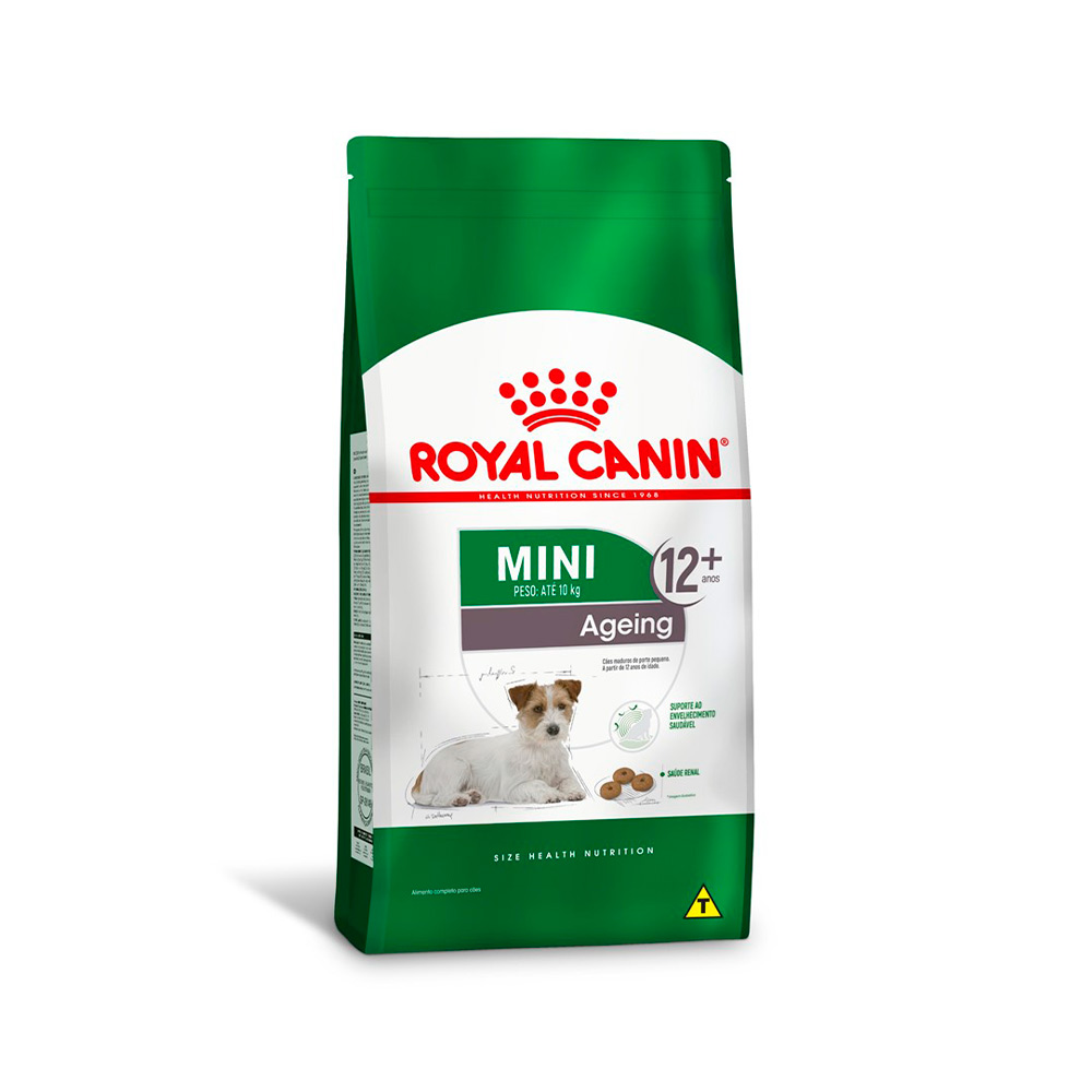 Ração Seca Royal Canin Mini Ageing 12+ para Cães Idosos de Porte Pequeno 12 Anos ou mais