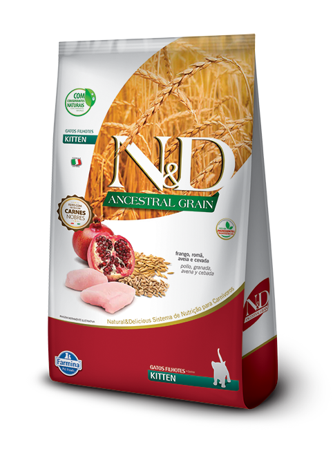 Ração para Gatos Farmina N&D Ancestral Grain Filhotes Sabor Frango